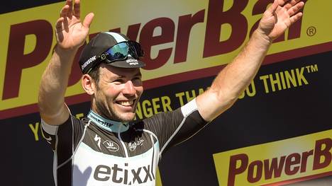 Mark Cavendish gewann die siebte Etappe vor Andre Greipel (r.)