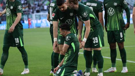 Mohammed Amoura sorgte für die schnelle Führung des VfL Wolfsburg gegen die TSG Hoffenheim