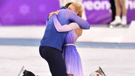 Aljona Savchenko und Bruno Massot begeisterten mit ihrem Olympia-Gold die Fans