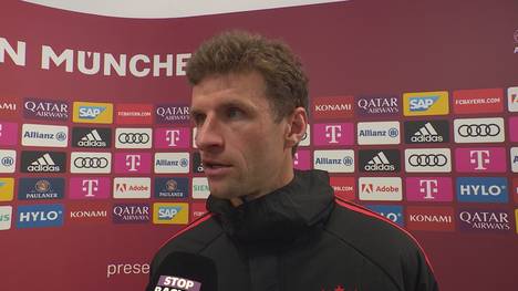 Thomas Müller spricht im Interview über den Trainerwechsel beim FC Bayern München von Julian Nagelsmann zu Thomas Tuchel.