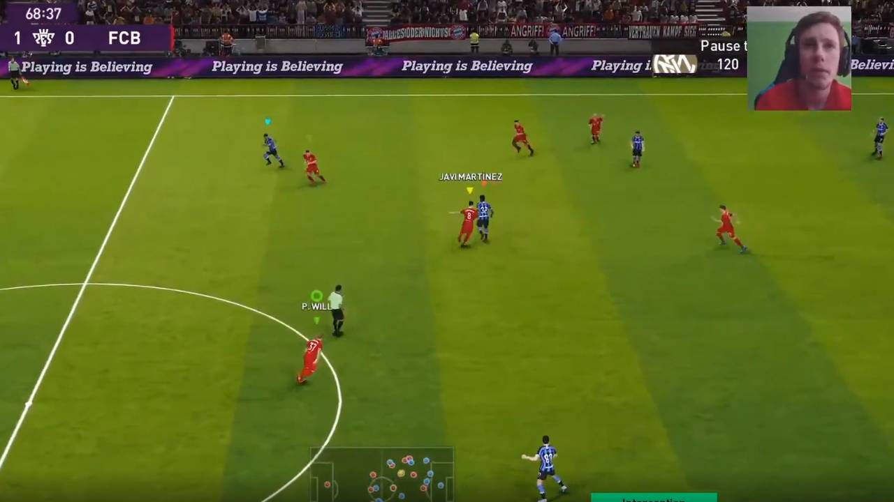 Champions Friendly des eSports-Teams des FC Bayern München gegen Inter Mailand