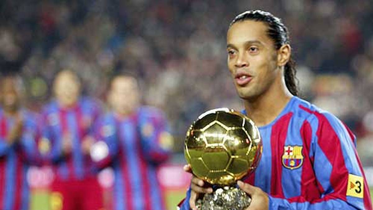 2005: Und wieder ist Ronaldinho der Beste. Die Zeit beim FC Barcelona ist die stärkste seiner Karriere