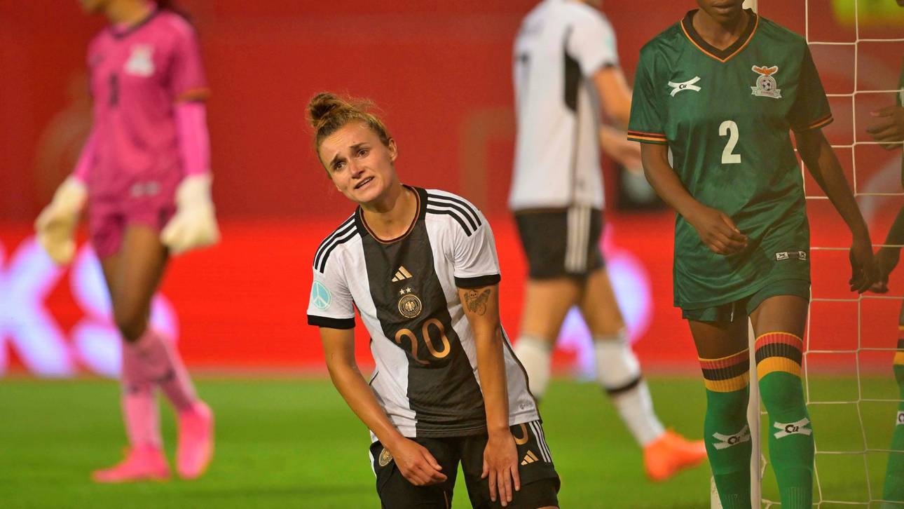 2:3 gegen Sambia: DFB-Frauen verpatzen WM-Generalprobe
