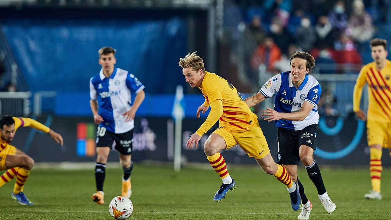 De Jong! Barca siegt mit Lucky Punch