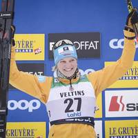 Olympiasiegerin Victoria Carl holt Platz 2 in Lahti und schrammt nur knapp am Sieg vorbei. Sie ist auf bestem Weg, es am Ende der Saison Evi Sachenbacher-Stehle gleichzutun.