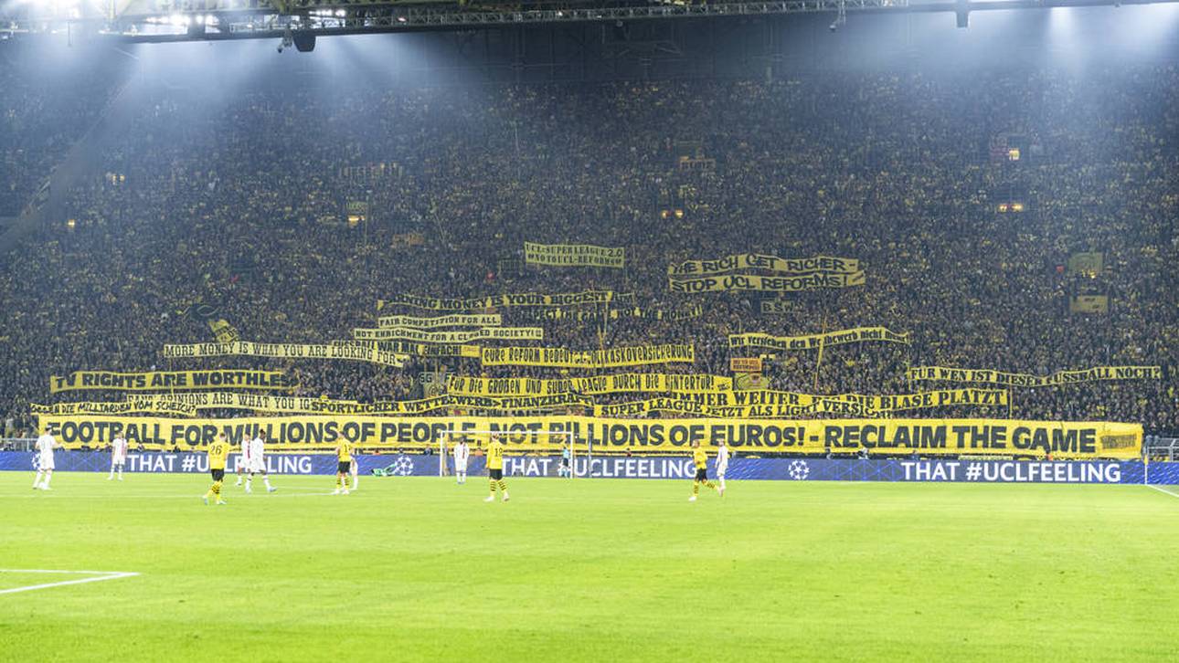 Plakat-Protest! BVB-Fans in Wut