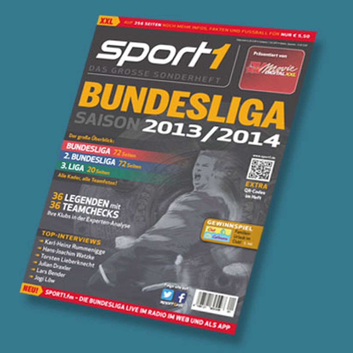 Der Saison-Begleiter für die Fußball-Fans Das neue „SPORT1 Bundesliga Sonderheft“