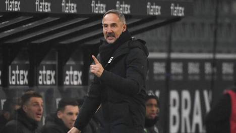 Adi Hütter steckt mit Borussia Mönchengladbach in der Krise