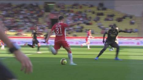 Gala-Vorstellung von Kevin Volland beim 3:1-Sieg seiner Monegassen. Der Ex-Leverkusener erzielte nicht nur das Führungstor, sondern sorgte mit seiner Traumvorlage per Außenrist früh für klare Verhältnisse.