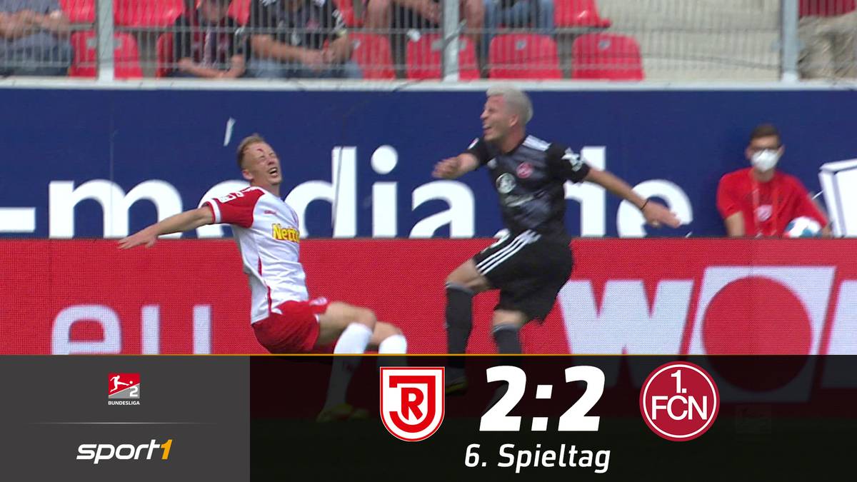 Jahn Regensburg - 1. FC Nürnberg (2:2): Tore und Highlights | 2. Bundesliga