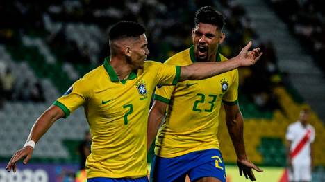 Paulinho schoss den Ausgleich gegen Paraguay