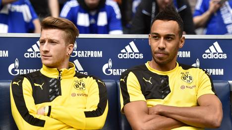 Marco Reus (links)  und Pierre-Emerick Aubameyang fehlten beim Training des BVB