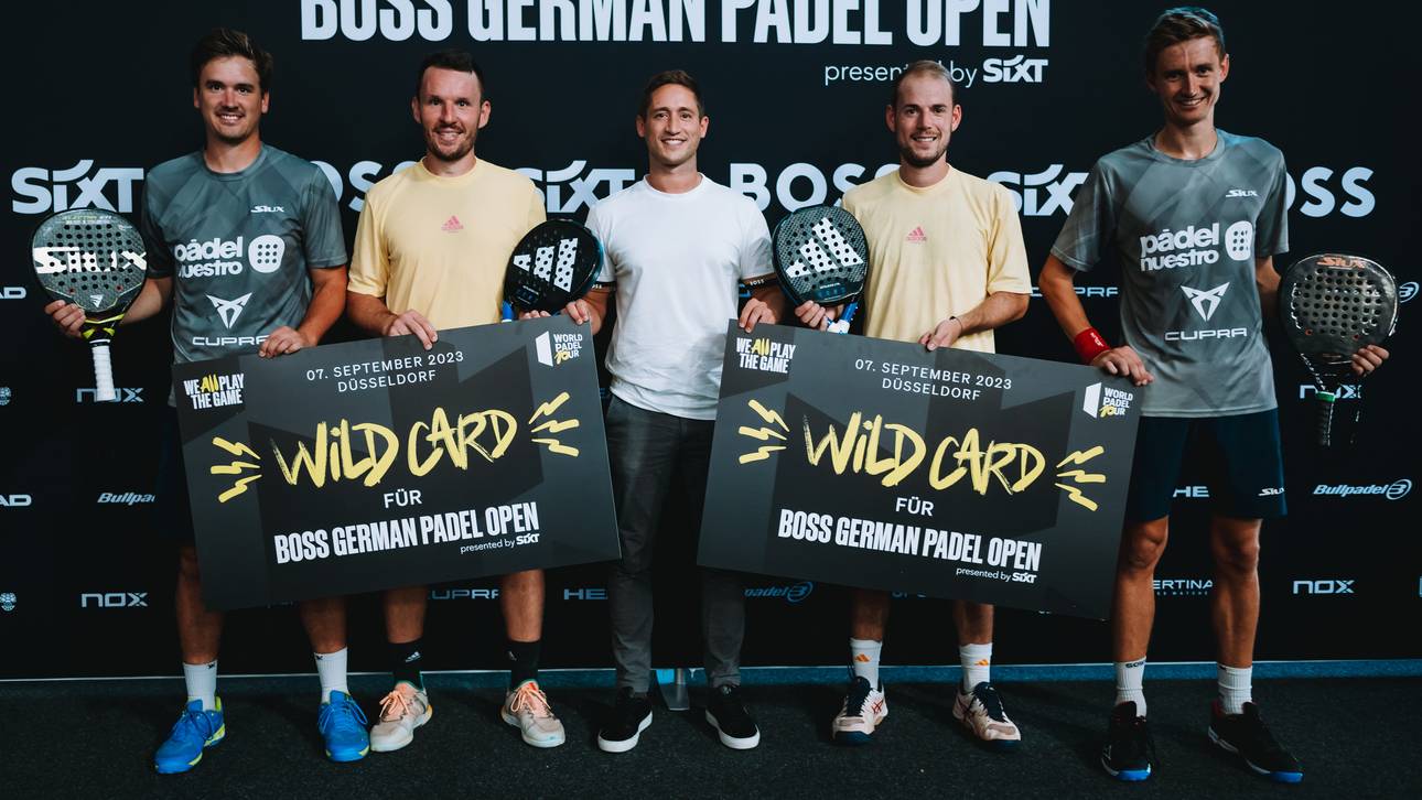 Erstmals live im deutschen Free-TV: SPORT1 zeigt die German Padel Open ab Mittwoch aus Düsseldorf