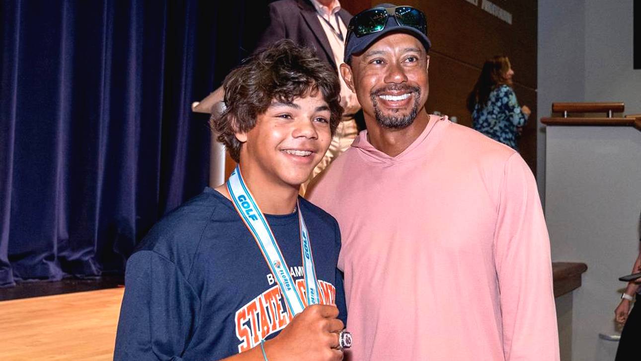 Sohn von Tiger Woods mit Paukenschlag