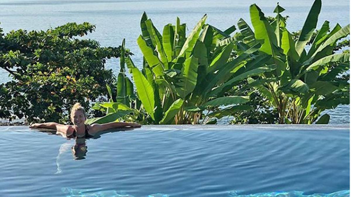 Coco Vandeweghe genießt derweil den Urlaub in Thailand...