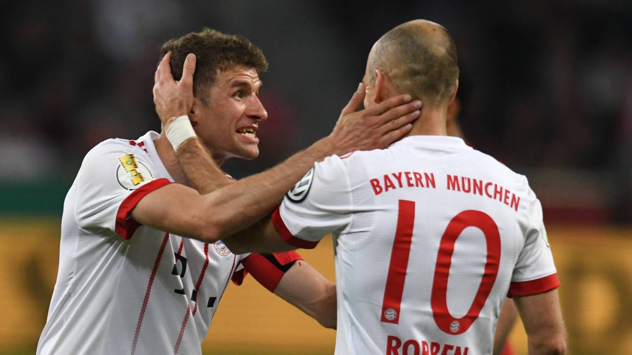 Robben schwärmt von Müller