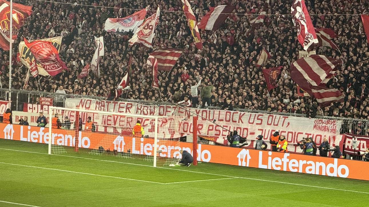 Bayern-Fans: Schmähplakat gegen UEFA