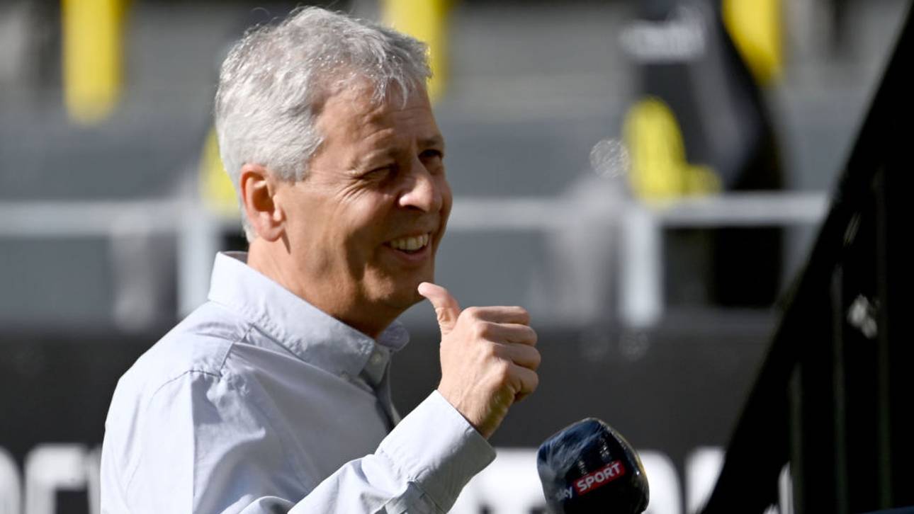 Favres einziger Satz in der Halbzeit