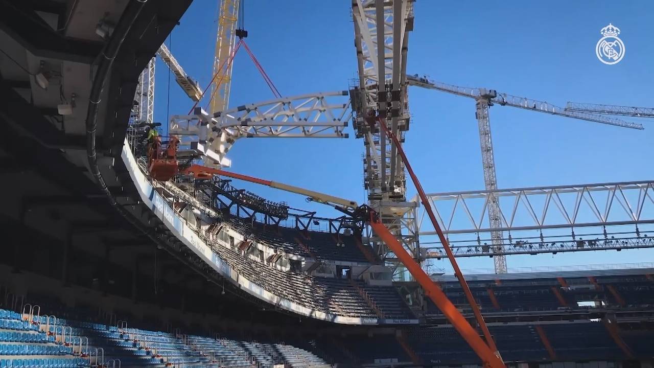Bewegung bei Real Madrid: So weit ist das neue Estadio Santiago Bernabéu
