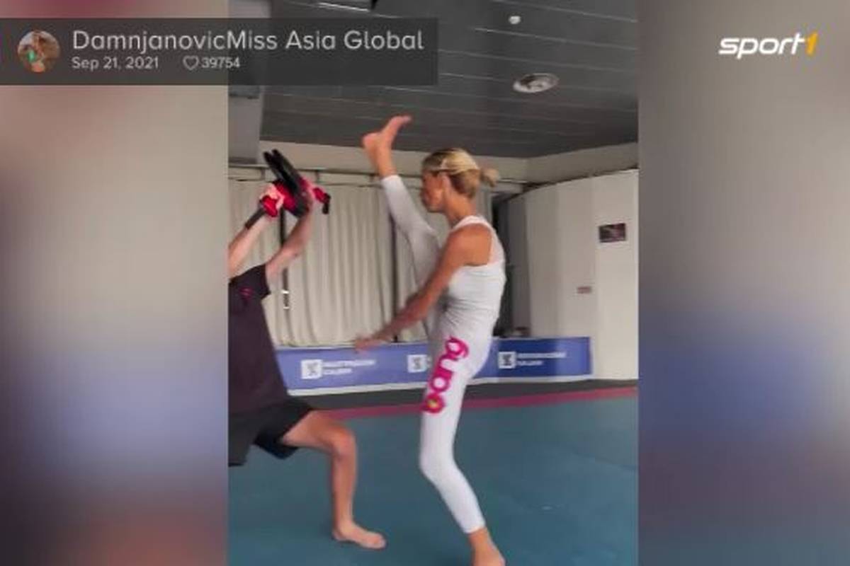 Die serbische Taekwondo-Athletin Sara Damnjanović gehört zu den Persönlichkeiten, die auf den sozialen Plattformen ihren Durchbruch geschafft haben. Auf Instagram und Co. beeindruckt sie mit irren Fähigkeiten.