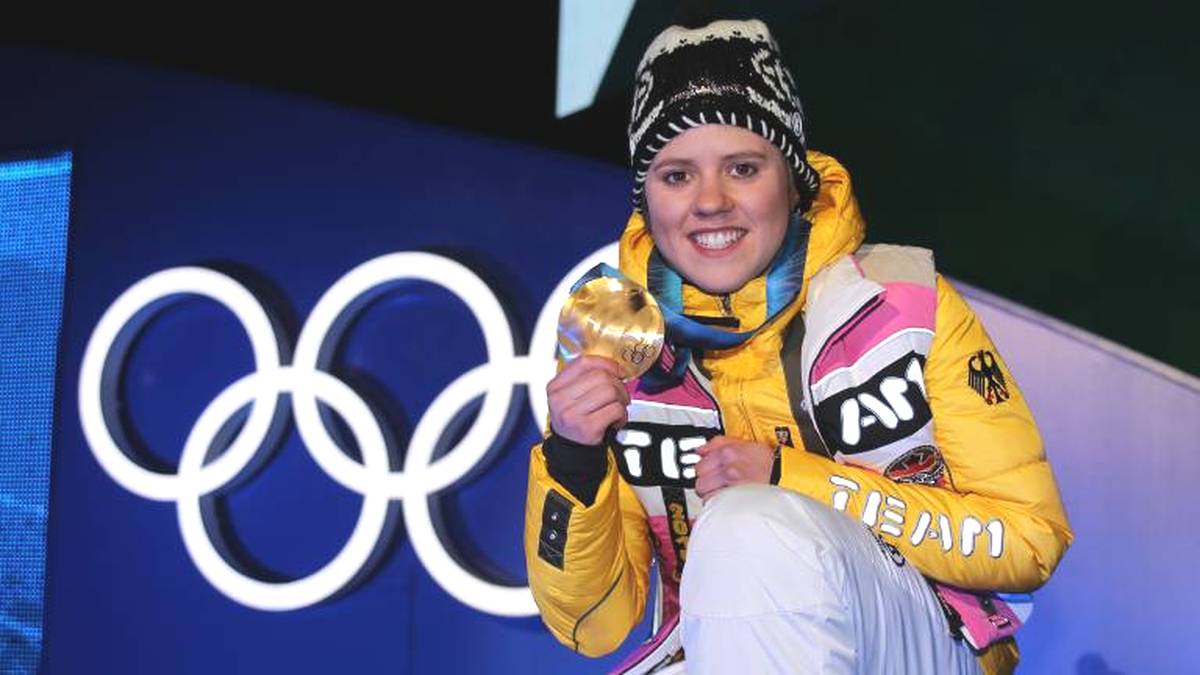 Viktoria Rebensburg gewann 2010 Olympia-Gold im Riesenslalom