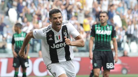 Cristiano Ronaldo von Juventus hat gegen Sassuolo seine Torflaute beendet
