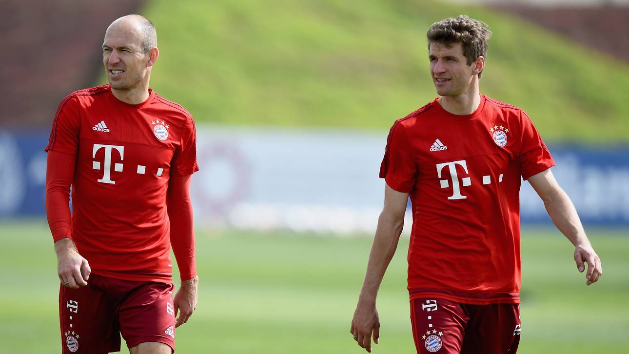 Robben frotzelt über Müller