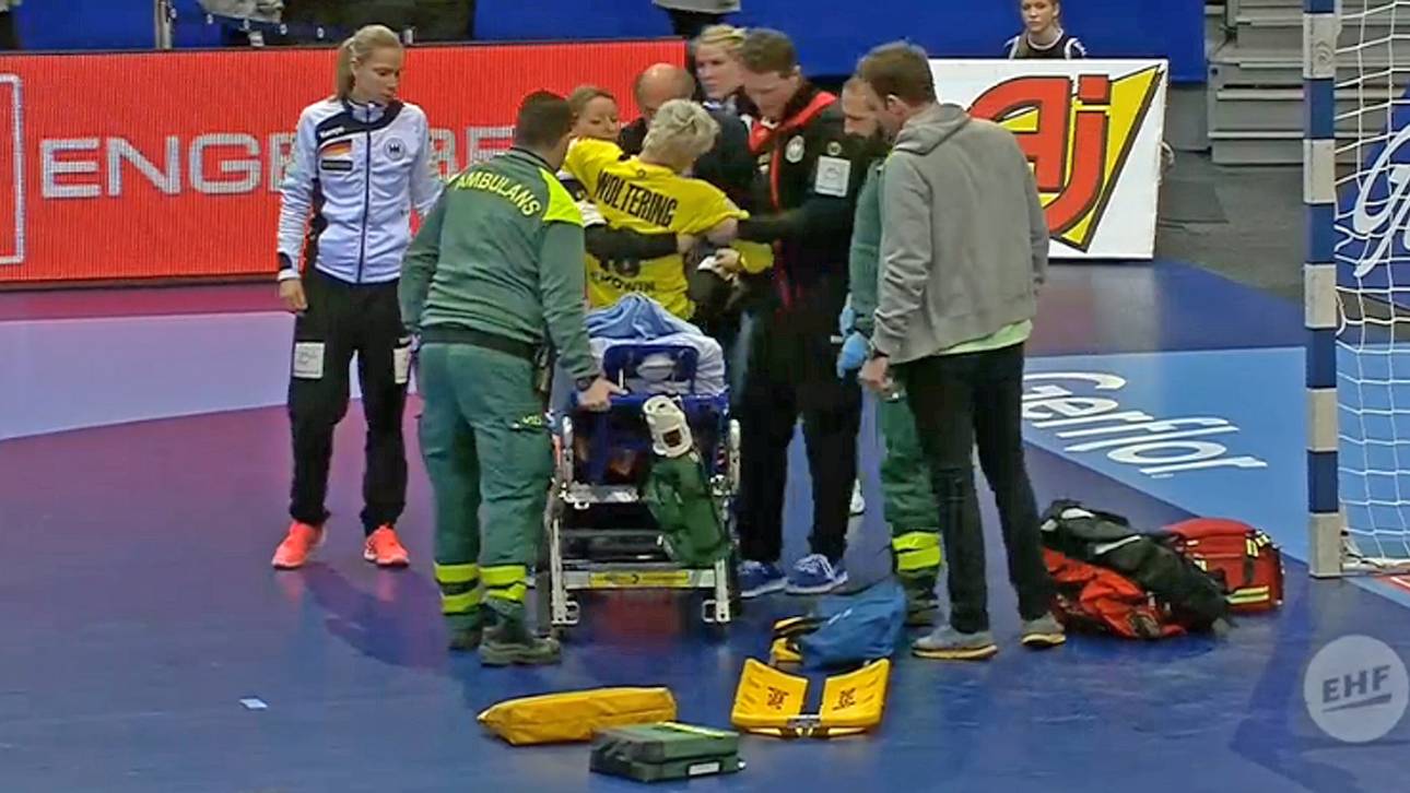 Torfrau Woltering verletzt sich