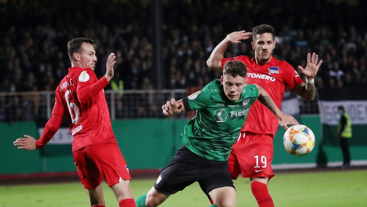 Mühsam in Münster: Hertha nimmt Regionalliga-Hürde ohne Glanz