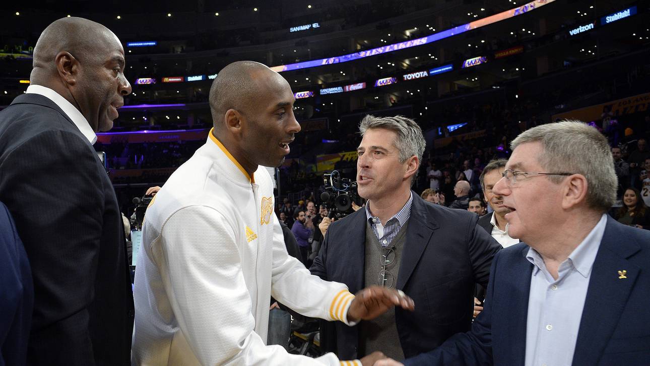 Bach besucht L.A. und die Lakers