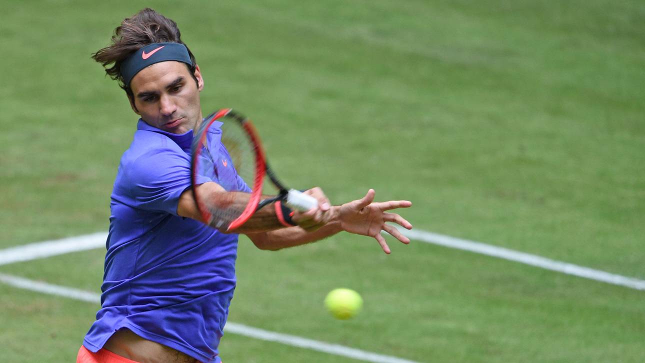 Federer greift nach Titel in Halle
