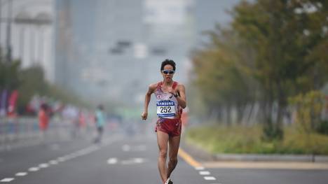 Yusuke Suzuki brauchte 1:16,36 Stunden für 20 Kilometer