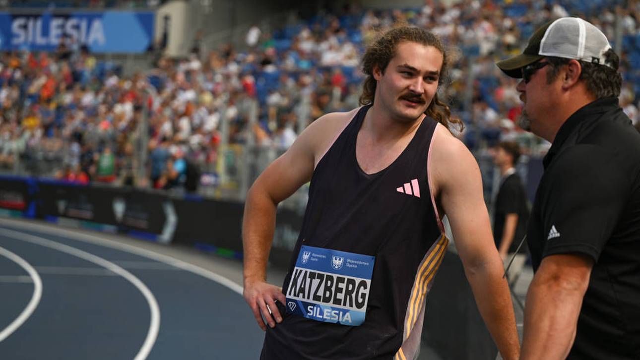 Olympiasieger Ethan Katzberg (l.) mit Erfolgscoach Dylan Armstrong