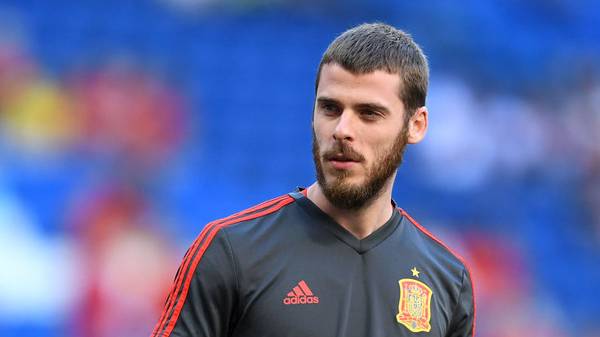 MADRID, SPAIN - JUNE 10: David de Gea of Spain looks on during the warm up prior to the UEFA Euro 2020 qualifier match between Spain and Sweden at Bernabeu on June 10, 2019 in Madrid, Spain. (Photo by David Ramos/Getty Images)