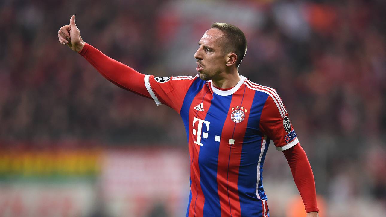 Bayern gegen Gladbach mit Ribery