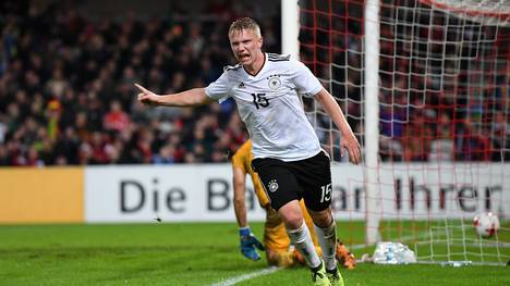 Philipp Ochs erzielte zwei Tore für die deutsche U21 gegen Aserbaidschan