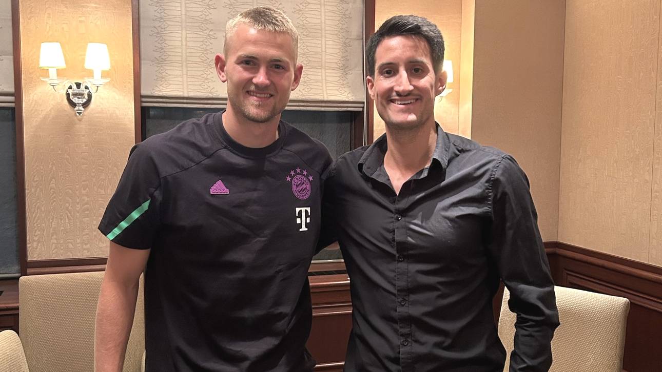 SPORT1-Chefreporter Kerry Hau traf Matthijs de Ligt zum Interview