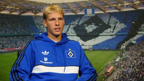 HSV-Neuzugang Albert Grønbaek schwärmt bei seinem Arbeitgeber vor allem von zwei Dingen: Dem Volksparkstadion und Mitspieler Fabio Vieira.