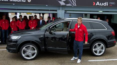 Real Madrid Players Receive New Audi Cars in Madrid