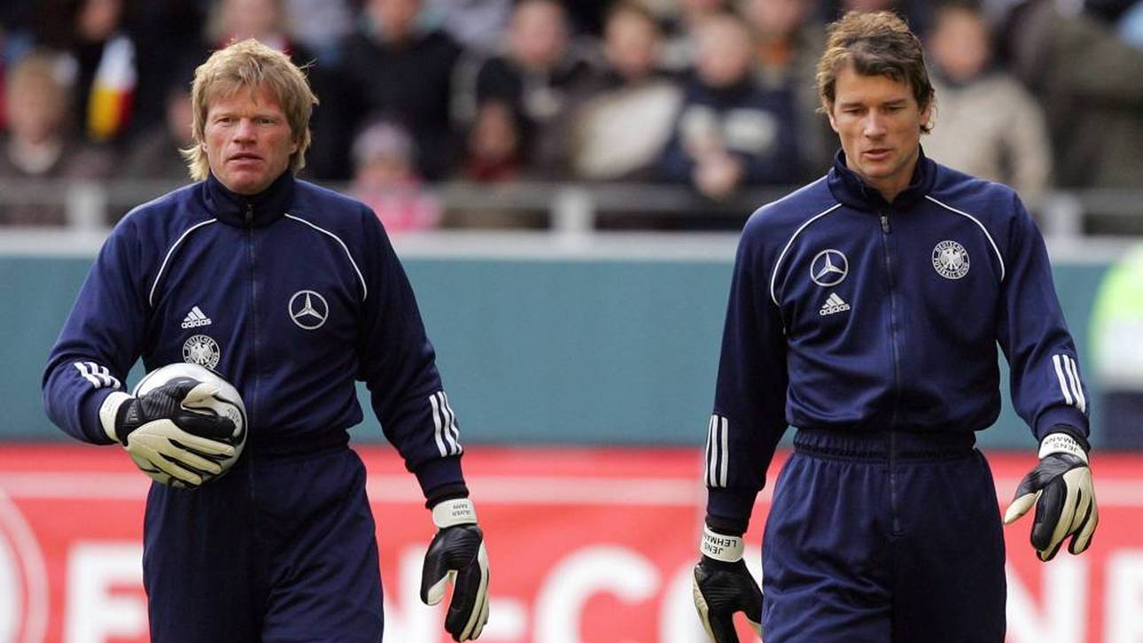 Oliver Kahn (l.) und Jens Lehmann (r.) im Jahr 2006 bei der Nationalmannschaft