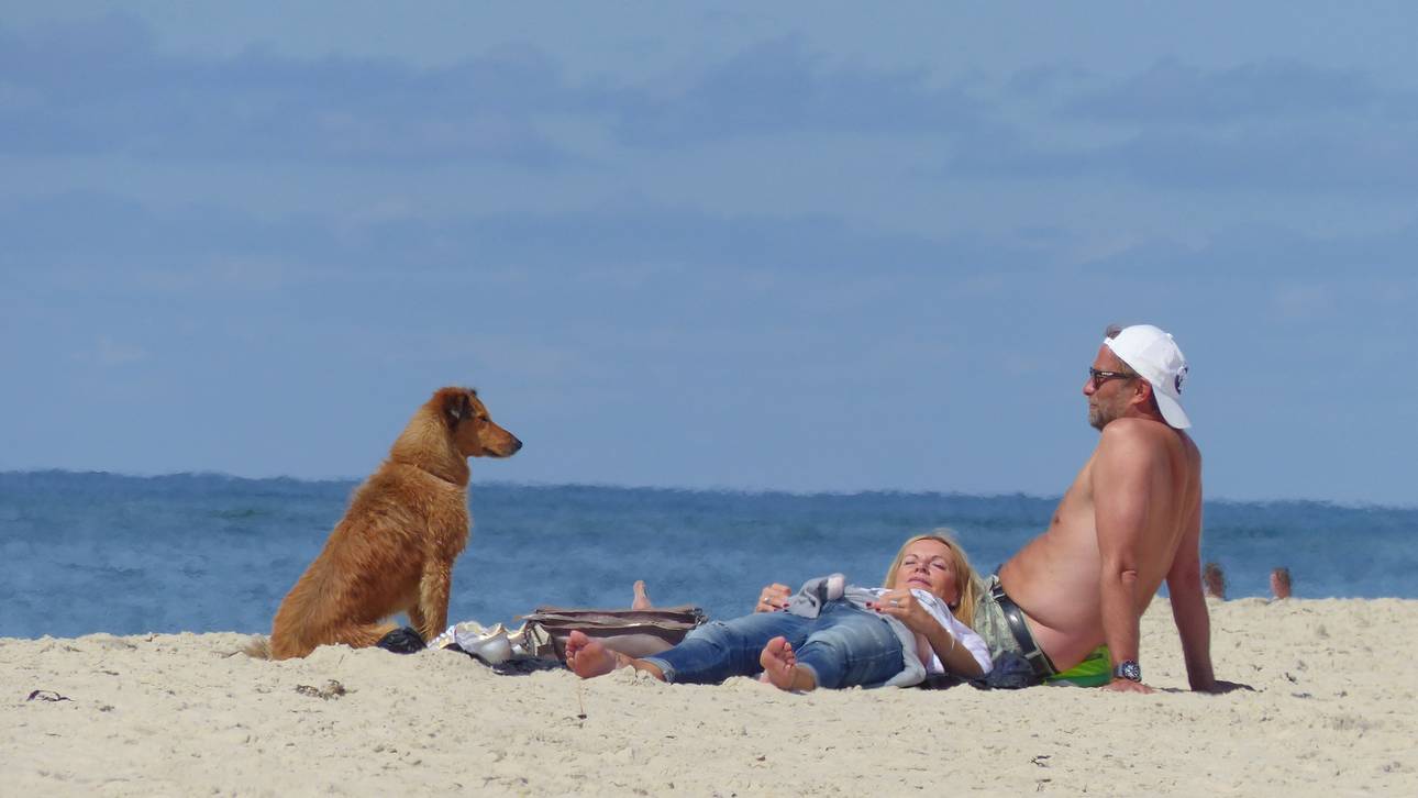 Jürgen Klopp mit Frau Ulla und Hund Emma