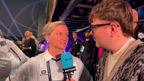 Alexandra Popp reagiert auf Marie-Louise Eta als erste Cheftrainerin in der Männer-Bundesliga. Die ehemalige deutsche Nationalspielerin schwärmt.
