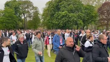 "Eintracht Frankfurt international!" - Unter diesem Motto feiern die SGE-Anhänger die nächste Fan-Party in London. Gegen West Ham dürften mal wieder mehr Frankfurter im Stadion sein, als eigentlich erlaubt.