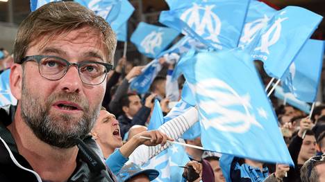 Jürgen Klopp vor Fans von Olympique Marseille