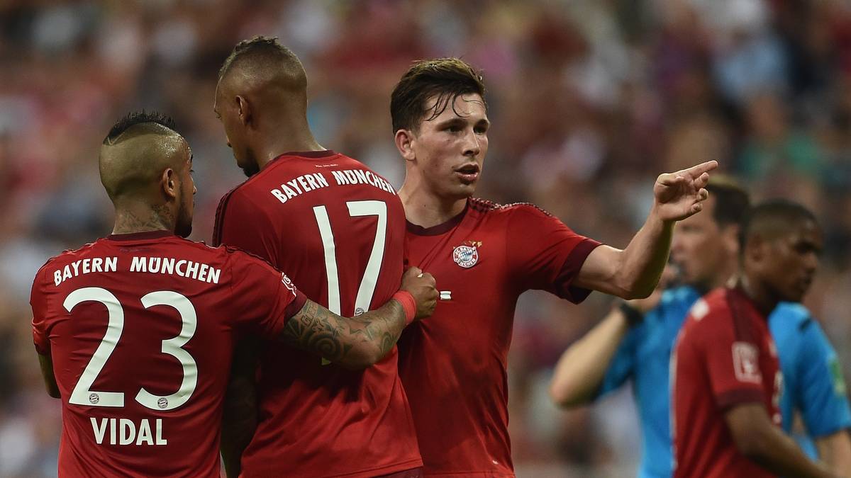 PIERRE-EMILE HOJBJERG: Der Däne wechselte 2012 als 16-Jähriger von Bröndby IF zu den Bayern und feiert am Ende der Triple-Saison sein Debüt in der Bundesliga. Unter Guardiola schon mit steigenden Einsatzzeiten, gekrönt vom Startelfeinsatz im Pokalfinale gegen Dortmund
