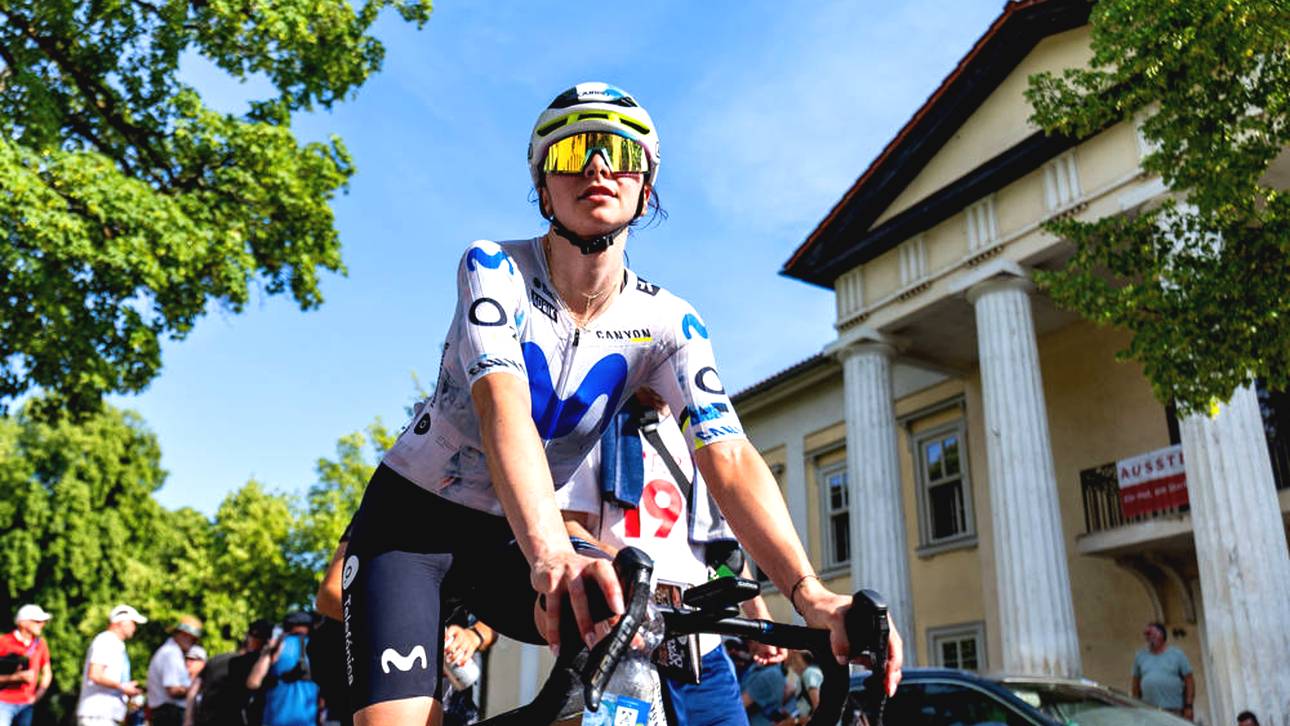Liane Lippert kann im Sprint nicht ganz mithalten