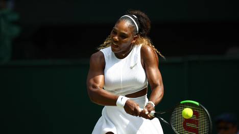 Serena Williams kämpft im Finale von Wimbledon