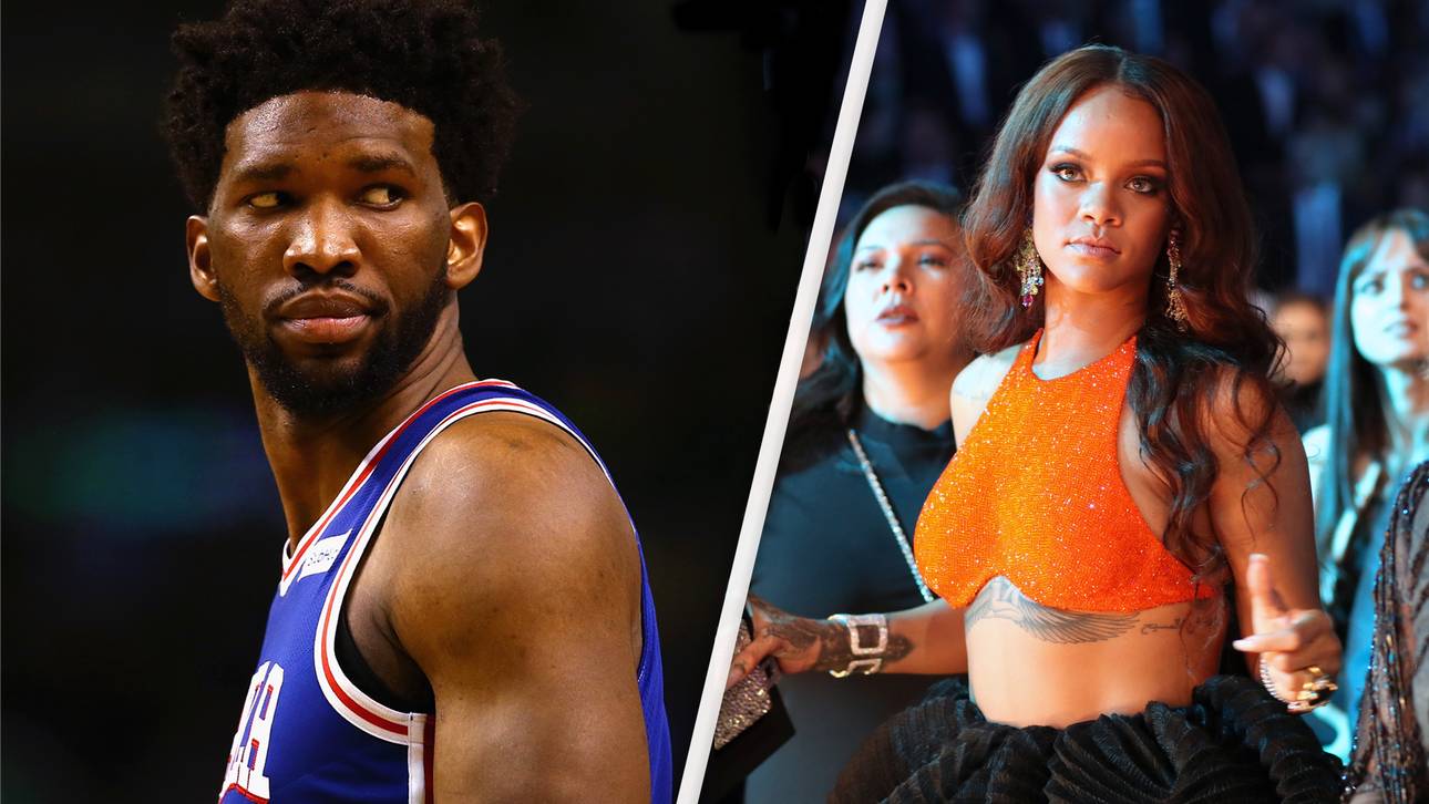 Embiid feiert Sieg mit Rihanna-Korb