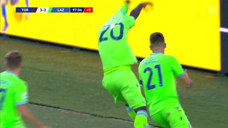 Ein Immobile-Elfmeter in der 95. Minute brachte den 3:3-Ausgleich für Lazio Rom, dabei blieb es jedoch nicht aus der Sicht von Gastgeber FC Turin.