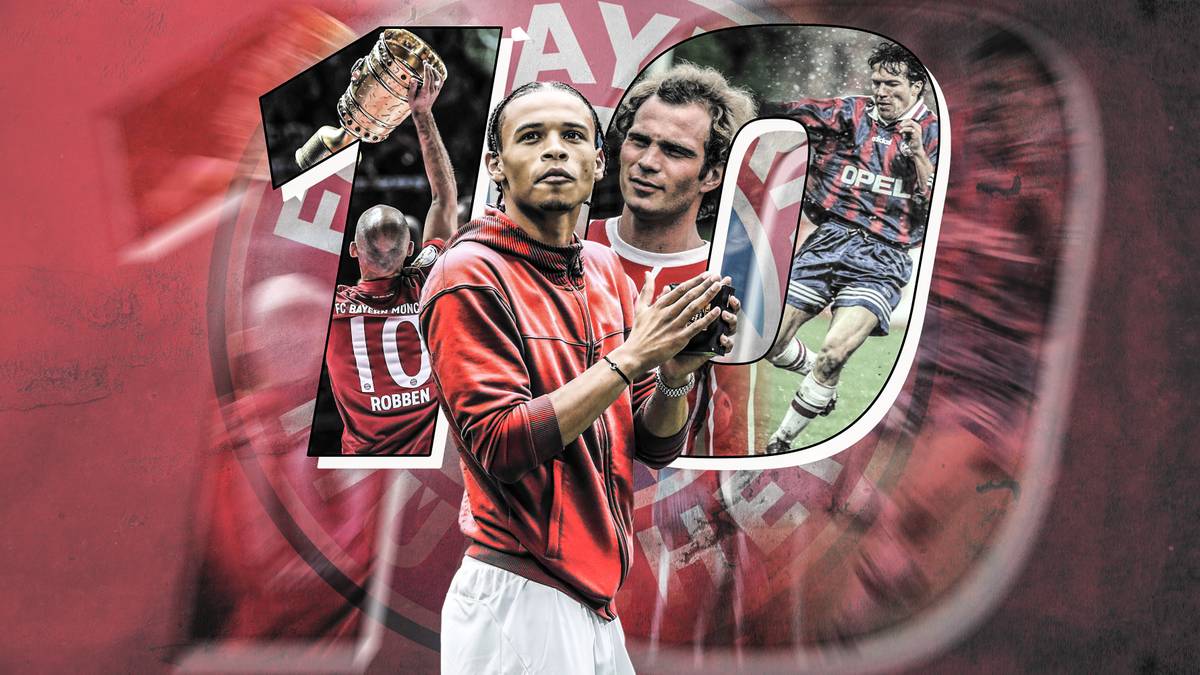 Nummer 10: Leroy Sane tritt in die Fußstapfen echter Legenden beim FC Bayern